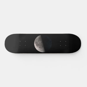 Derde kwart fase maan NASA afbeelding Skateboard
