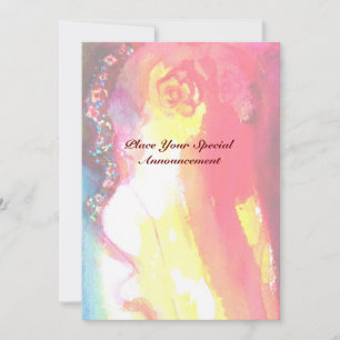 DERDE MASK masquerade ball, gouden rode blauw Aankondiging