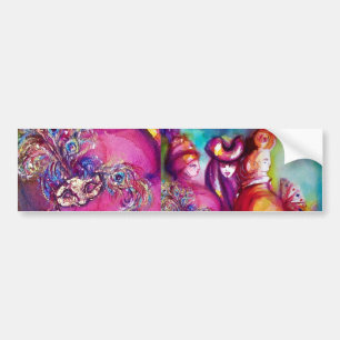 DERDE MASK/Venetiaanse Masquerade Bumpersticker