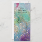 DERDE MASKER  Venetiaans Carnaval  Maskerade Bal Kaart (Achterkant)