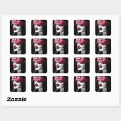 Derde ogen vierkante sticker (Vel)