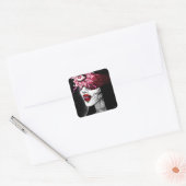 Derde ogen vierkante sticker (Envelop)