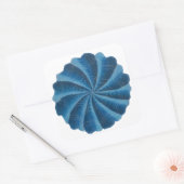 Derde oog Chakra Art #2 Vierkante Sticker (Envelop)