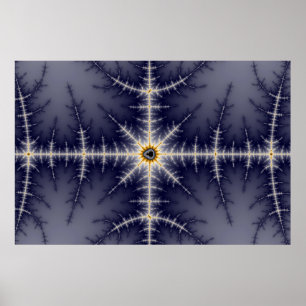 Derde oog - fractal poster