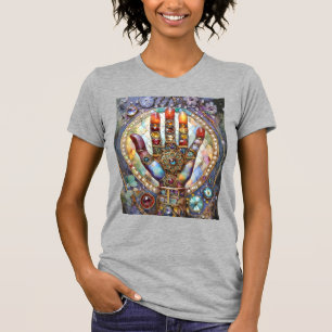 Derde Oog Mystieke Palm T-shirt