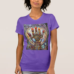 Derde Oog Mystieke Palm T-shirt
