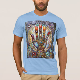 Derde Oog Mystieke Palm T-shirt