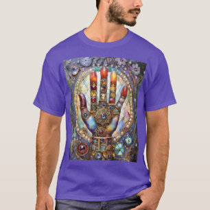 Derde Oog Mystieke Palm T-shirt