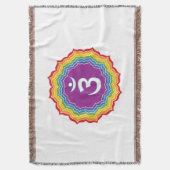 Derde oogchakra deken (Voorkant Verticaal)