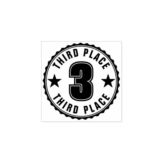 DERDE PLAATS PRIJS STEMPEL (Afrduk)