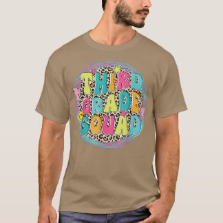 Derde schoolplein terug naar schoolluipaard t-shirt