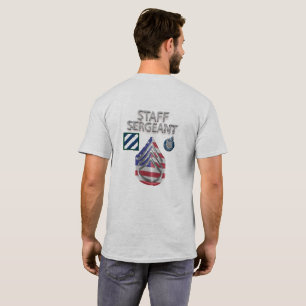 Derde sergeant van de infanteriedivisie t-shirt