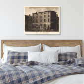 Derde straat in Philadelphia Canvas Afdruk (Insitu (Slaapkamer))