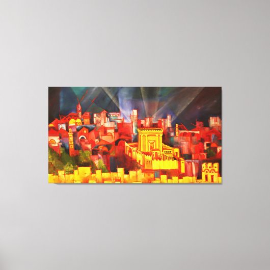 Derde Tempel Canvas Afdruk (Voorkant)