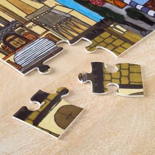 Derde tempel legpuzzel (Zijkant)