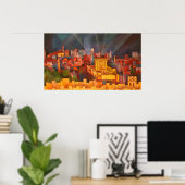 Derde tempel van Jeruzalem Poster (Thuiskantoor)