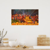 Derde tempel van Jeruzalem Poster (Keuken)