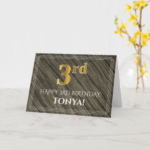 Derde verjaardag: Faux Wood, Faux Gold Kijk Kaart