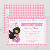 Derde verjaardag van uitnodigingen van de Partij v (Voorkant / Achterkant)