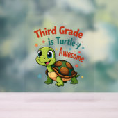 Derdegraads Turtle-y Geweldige 3e Graad Terug naar Acryl Bord (Neutraal)