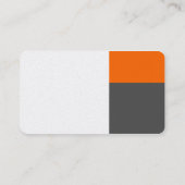 Derden - wit, Oranje en grijs (goud) Visitekaartje (Achterkant)