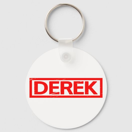 Derek Stamp Sleutelhanger (Voorkant)