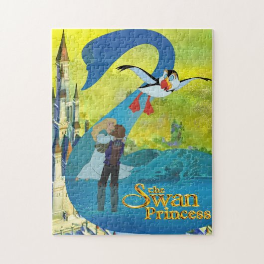 Derek vindt Odette Puzzle Legpuzzel (Verticaal)