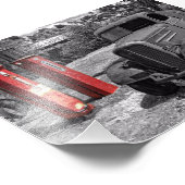 Derelict  Ute-fotografie zwart-wit Foto Afdruk (Hoek)