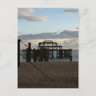 Derelict West Pier Brighton England Briefkaart