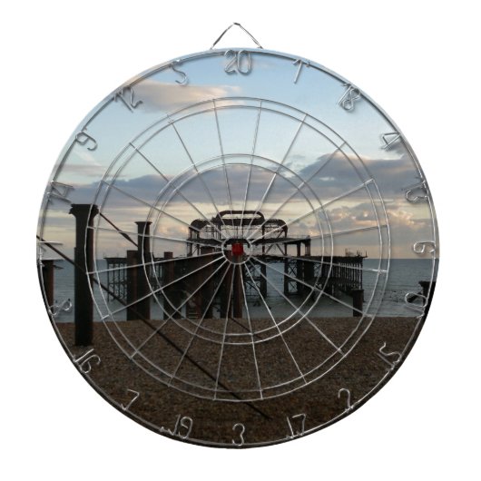 Derelict West Pier Brighton England Dartbord (Voorkant)