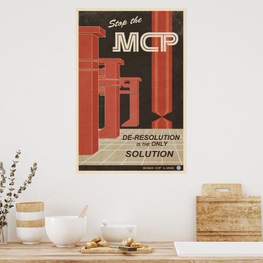 Deresolutie is de enige oplossing poster (Keuken)