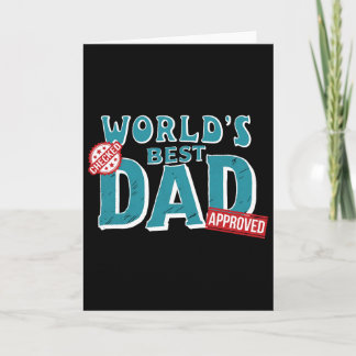 Derft Werelds Beste Papa - Gecontroleerd En Goedge Kaart