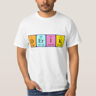 Derik periodieke table name shirt