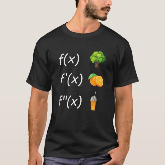 Derivative Analysis Calculus Mathematics Math Teac T-shirt (Voorkant)