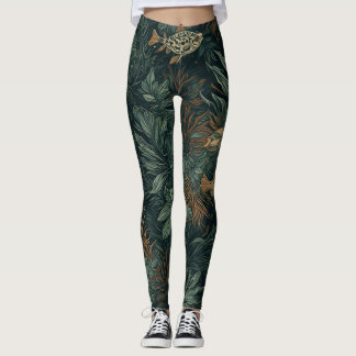 Dérive du cosmos de corail - Leggings