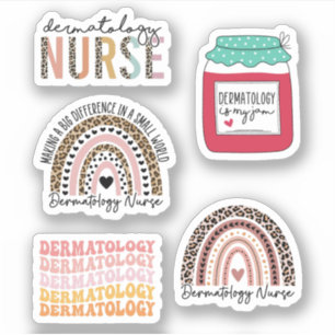 Dermatologie Infirmière Sticker Pack Dermatologie 