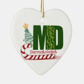 Dermatologist MERRY CHRISTMAS Keramisch Ornament (Rechts)