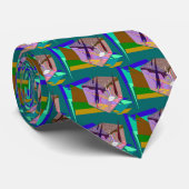 Dermatologist Necktie, Skin Layers Design Stropdas (Opgerold)