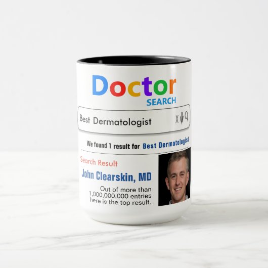 Dermatologue Funny Gidon Mug (Centre)