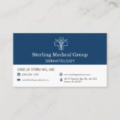 Dermatology Doctor Office Appointment Visitekaartje (Voorkant)