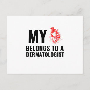 Dermatoloog dokter grappig hart briefkaart
