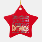 Dermatoloog Extraordinaire Keramisch Ornament (Voorkant)