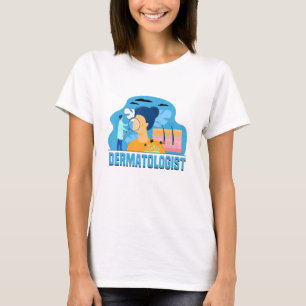 Dermatoloog Huidhaar en nagelarts Dermatolog T-shirt