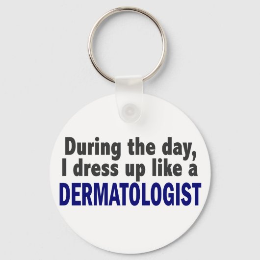 Dermatoloog overdag sleutelhanger (Voorkant)