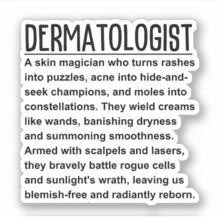 Dermatoloog Sticker