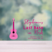 Dernier Bassin de Guitare Rose à Nash Bachelorette (Neutre)