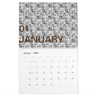 Dernier calendrier TextLogo personnalisé