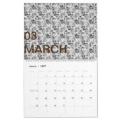 Dernier calendrier TextLogo personnalisé (Mar 2027)