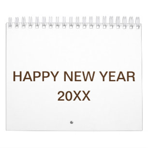 Dernier calendrier TextLogo personnalisé