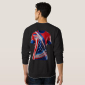 Dernier design Sweatshirt de base masculin (Dos entier)